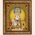 Рисунок на ткани бисером БЛАГОВЕСТ "Святой Николай" 